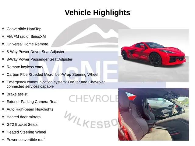 2025 Chevrolet Corvette Z06 RWD Convertible 3LZ