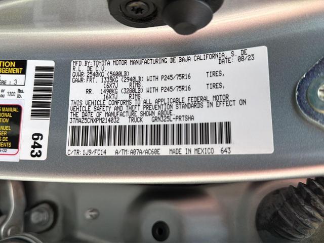 2023 Toyota Tacoma SR5 V6