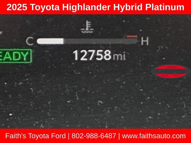 2025 Toyota Highlander Hybrid Platinum