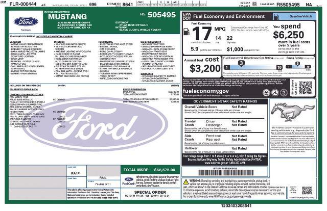 2024 Ford Mustang Dark Horse Fastback