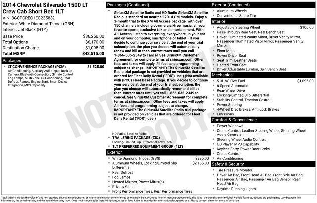 2014 Chevrolet Silverado 1500 1LT