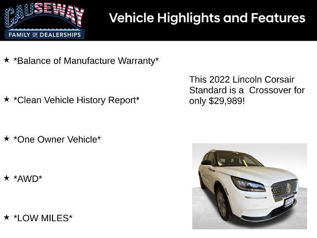 2022 Lincoln Corsair Standard