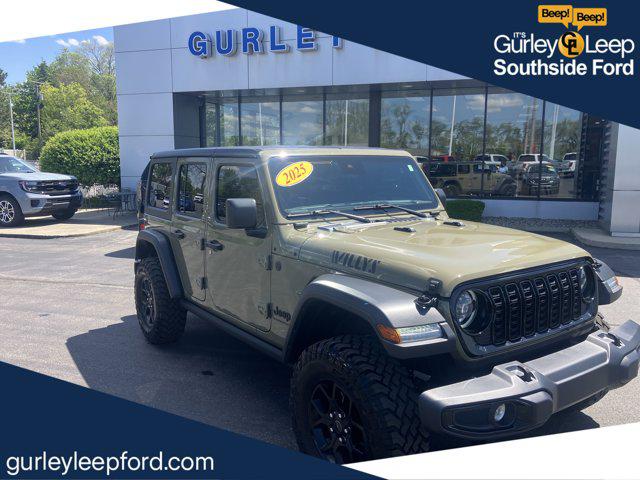 2025 Jeep Wrangler 4-Door Willys 4x4 for sale in South Bend, IN