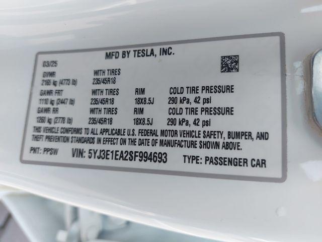 2025 Tesla Model 3 Long Range Rear-Wheel Drive
