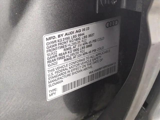 2023 Audi SQ7 Premium Plus TFSI quattro Tiptronic