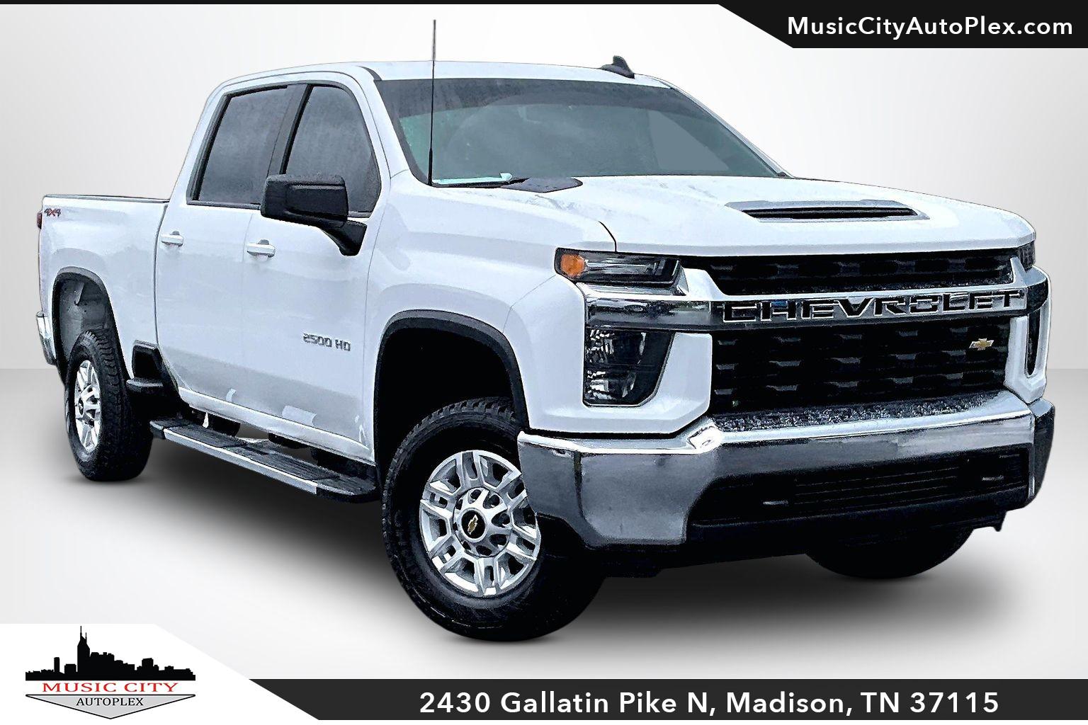 Summit White 2022 Chevrolet Silverado 2500HD LT Crew Cab 4WD Pickup Truck Four-Wheel Drive Automatic
