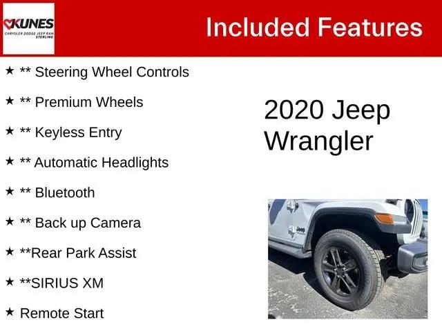 2020 Jeep Wrangler Sahara Altitude 4x4