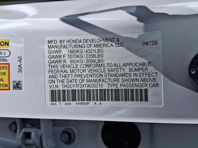 2026 Honda Accord Sedan LX