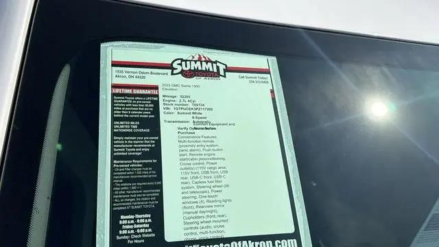 2023 GMC Sierra 1500 4WD Crew Cab Short Box Elevation with 3SB