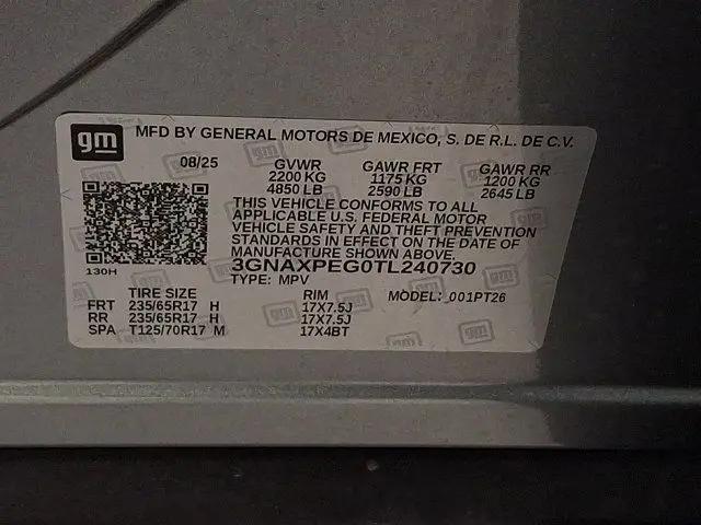 2026 Chevrolet Equinox AWD LT