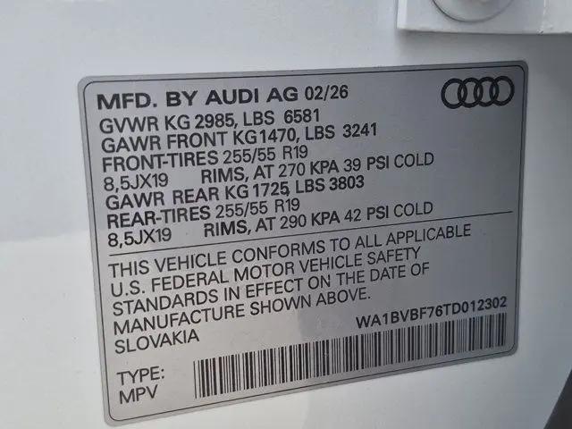 2026 Audi Q7 Premium S line TFSI quattro tiptronic