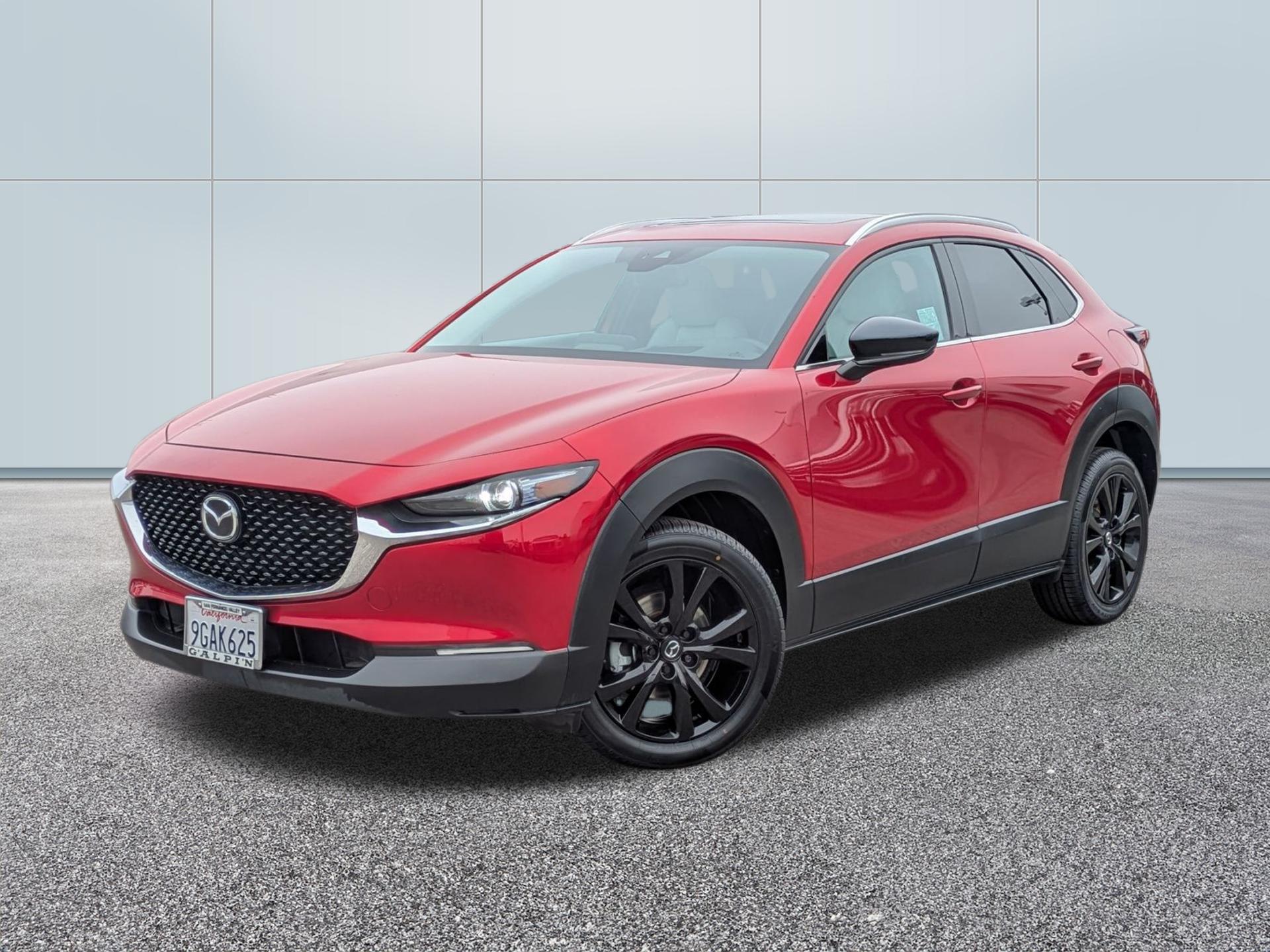 Soul Red Crystal Metallic 2023 Mazda CX-30 2.5 S Turbo Premium AWD SUV / Crossover All-Wheel Drive Automatic