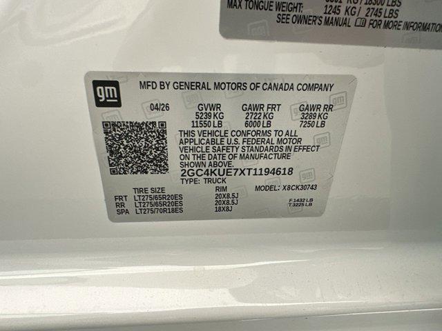 2026 Chevrolet Silverado 3500HD Crew Cab, Standard Bed, LTZ, 4WD