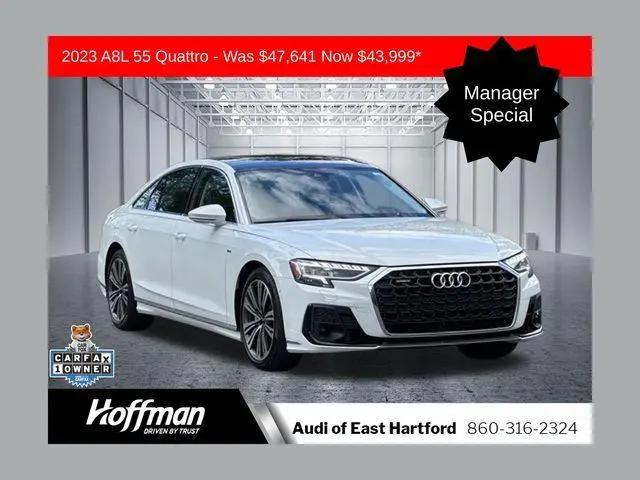 2023 Audi A8 L 55 TFSI quattro Tiptronic for sale in East Hartford, CT