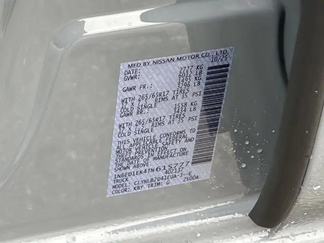 2026 Nissan Frontier Crew Cab SV 4x4