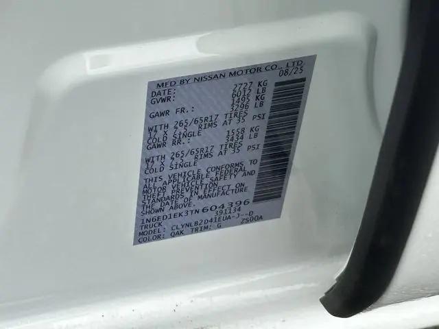 2026 Nissan Frontier Crew Cab SV 4x4