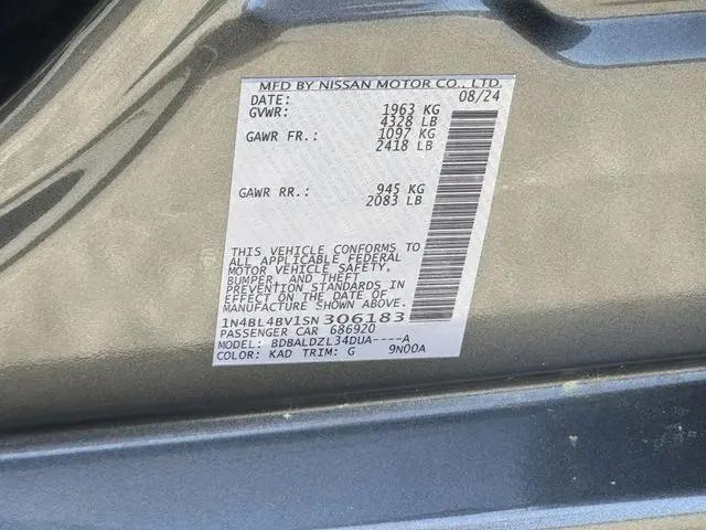 2025 Nissan Altima S FWD