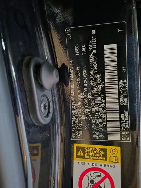 2018 Toyota Highlander Limited Platinum