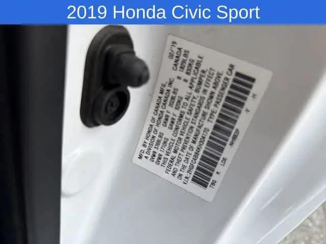 2019 Honda Civic Sport