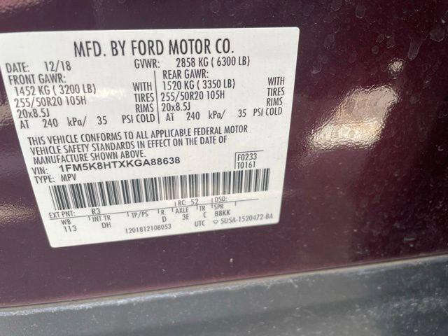 2019 Ford Explorer Platinum