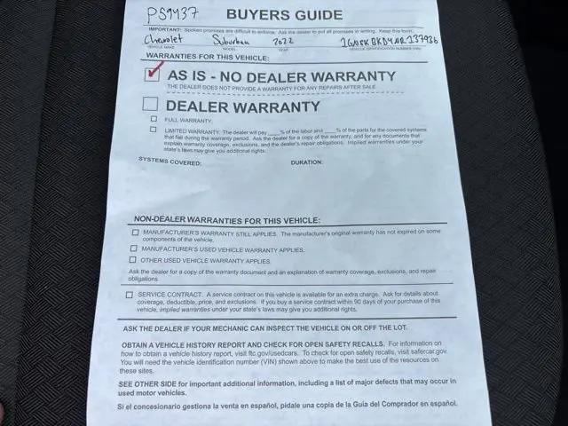 2022 Chevrolet Suburban 4WD LS