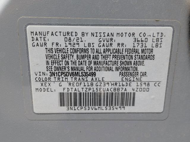 2021 Nissan Kicks SR Xtronic CVT
