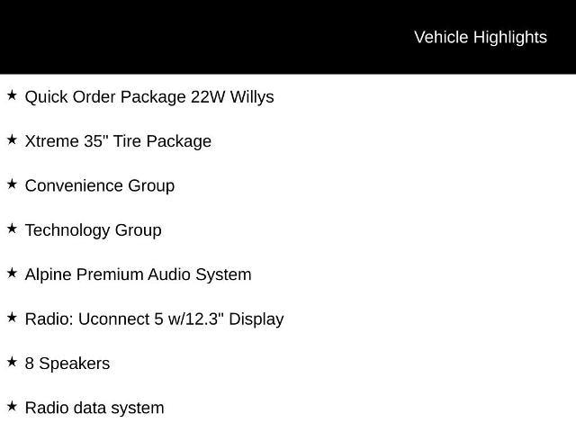 2024 Jeep Wrangler 4-Door Willys 4x4