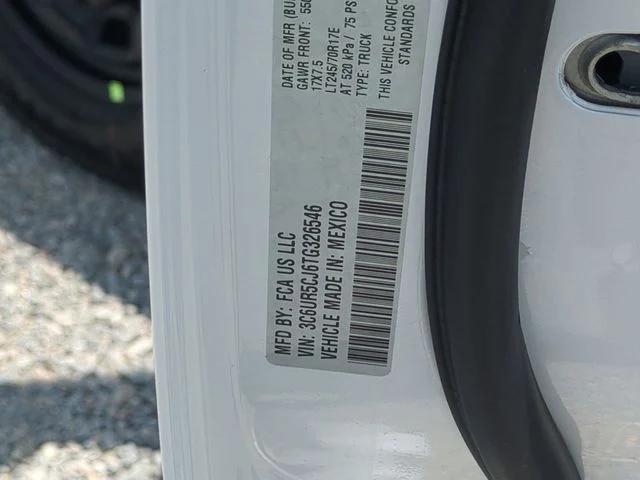 New 2026 Bright White Clear-Coat Exterior Paint RAM TRADESMAN image 38