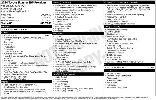 2024 Toyota 4Runner SR5 Premium