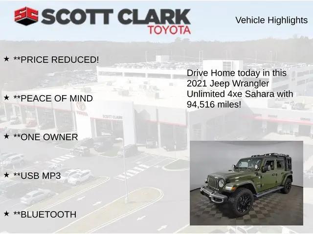 2021 Jeep Wrangler 4xe Unlimited Sahara 4x4
