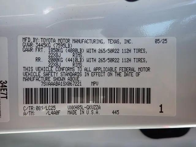2025 Toyota Sequoia Capstone