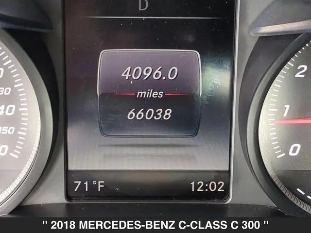 2018 Mercedes-Benz C-CLASS C 300 4MATIC