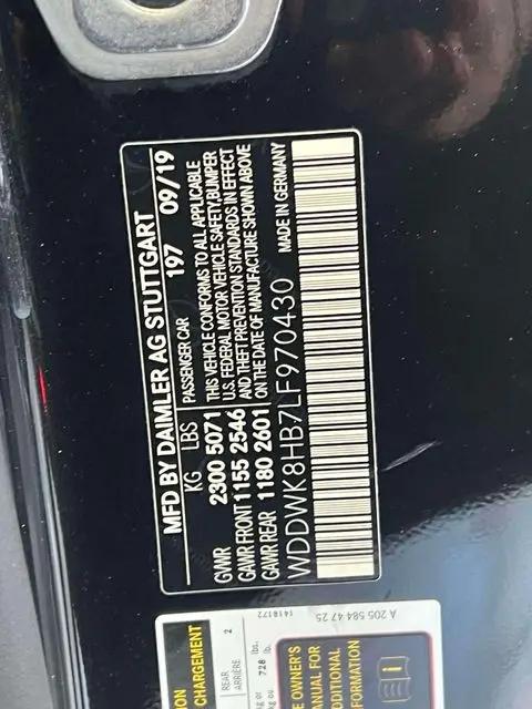 2020 Mercedes-Benz AMG C 63 S