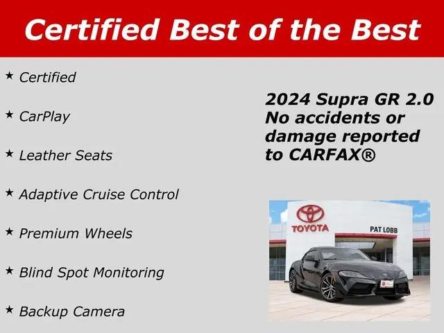 2024 Toyota GR Supra 2.0