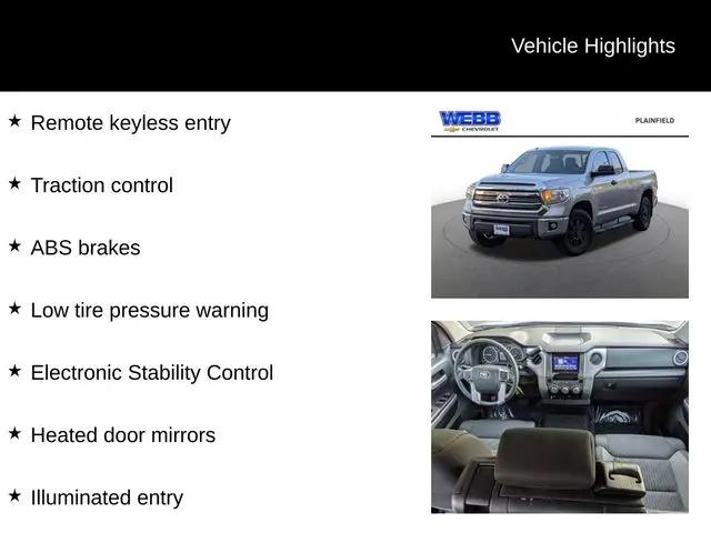 2016 Toyota Tundra SR5 4.6L V8