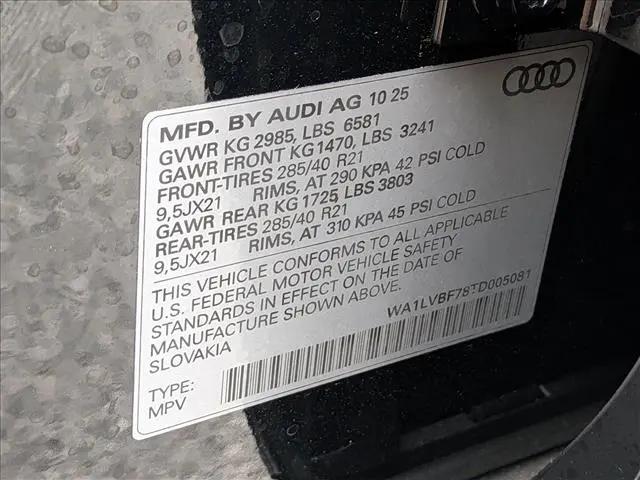 2026 Audi Q7 Premium Plus TFSI quattro tiptronic