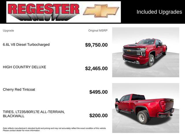 2022 Chevrolet Silverado 3500HD 4WD Crew Cab Long Bed High Country