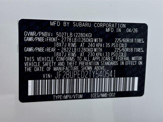 2026 Subaru Outback Touring