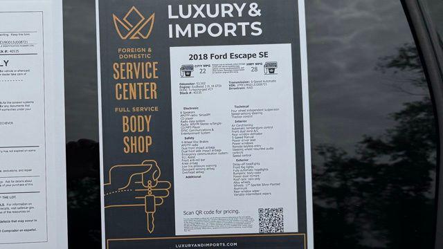 2018 Ford Escape SE