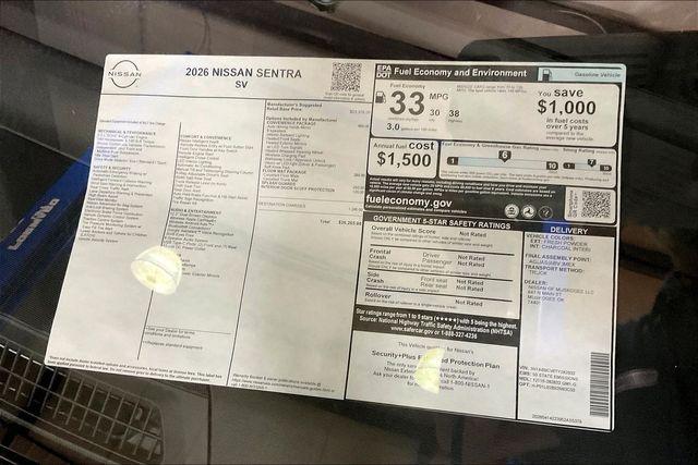 2026 Nissan Sentra SV