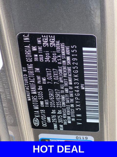 2019 Kia Sorento 2.4L L