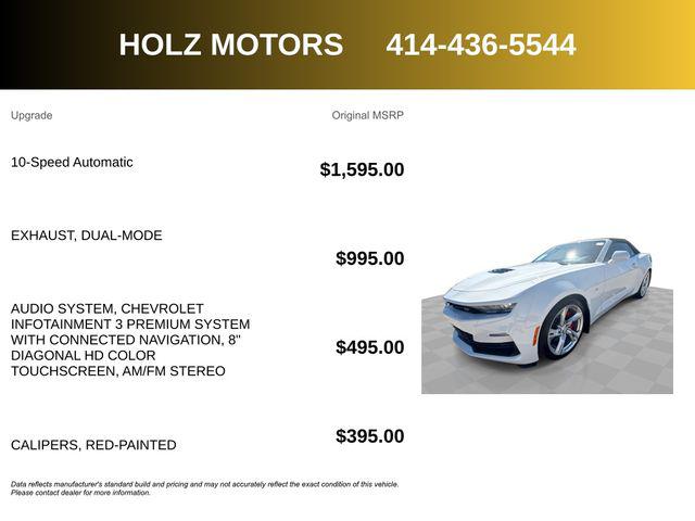 2023 Chevrolet Camaro RWD Convertible 2SS