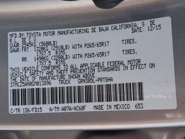 2016 Toyota Tacoma TRD Sport