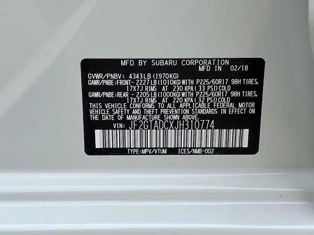 2018 Subaru Crosstrek 2.0i Premium