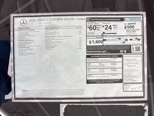 2026 Mercedes-Benz AMG E 53 E AMG E 53 E