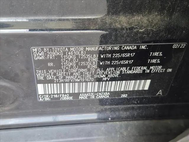 2022 Toyota RAV4 LE