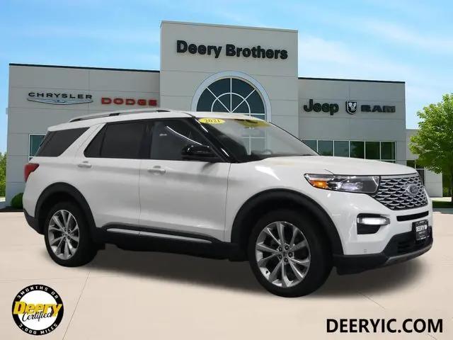 2021 Ford Explorer Platinum for sale in Iowa City, IA