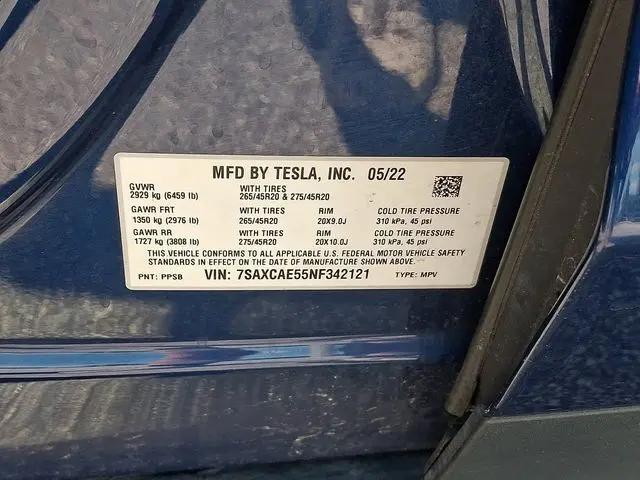 2022 Tesla Model X Dual Motor All-Wheel Drive