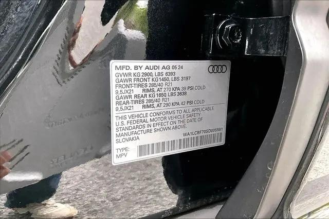 2025 Audi Q7 Premium Plus 45 TFSI quattro Tiptronic