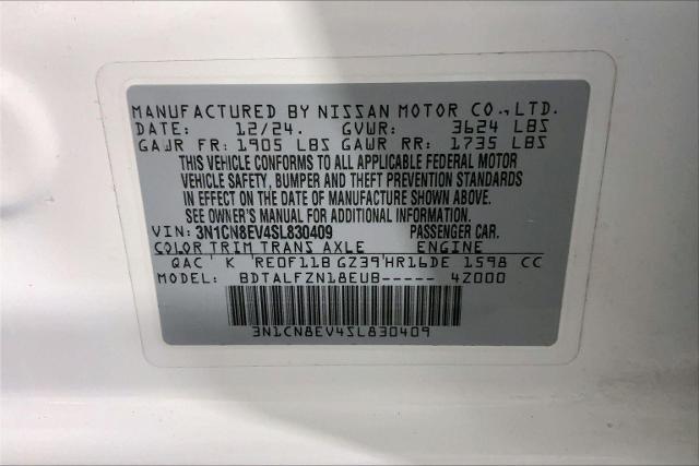 2025 Nissan Versa 1.6 SV